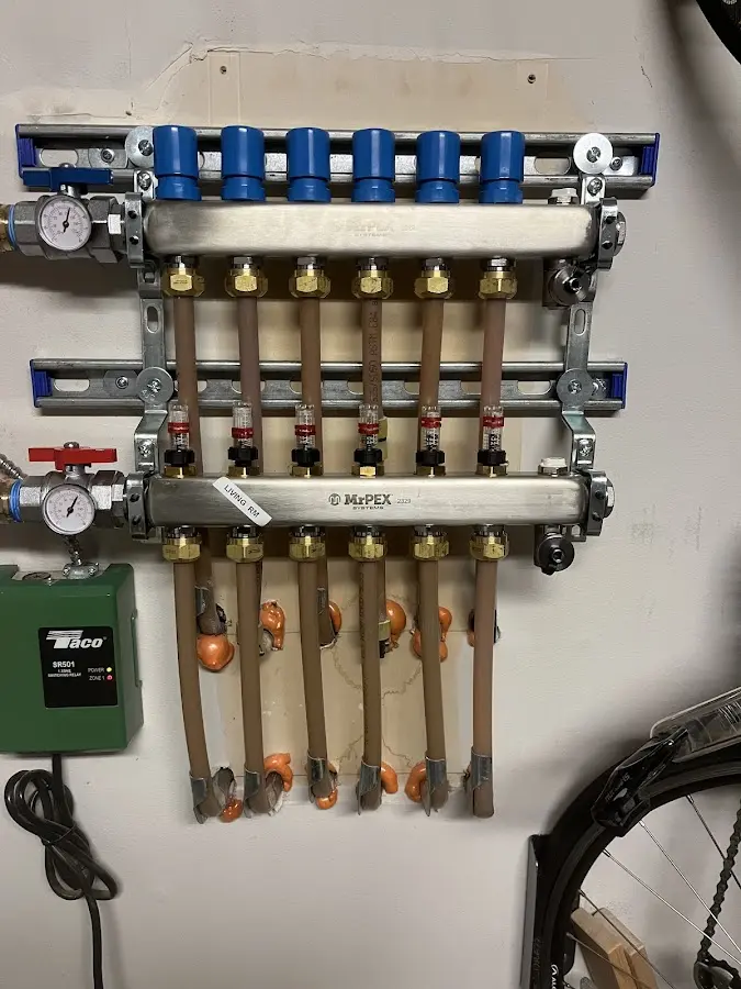 Plumber performing Gas Line Installation at a residential property in Ojai